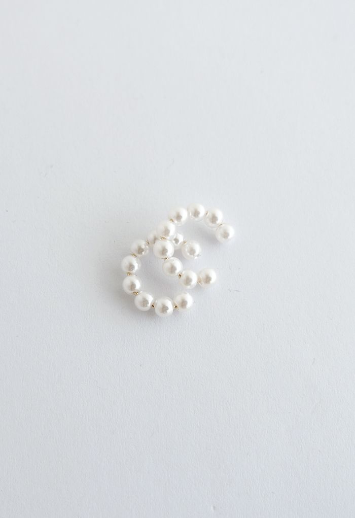 Non Pierced Pearl Ear Clip