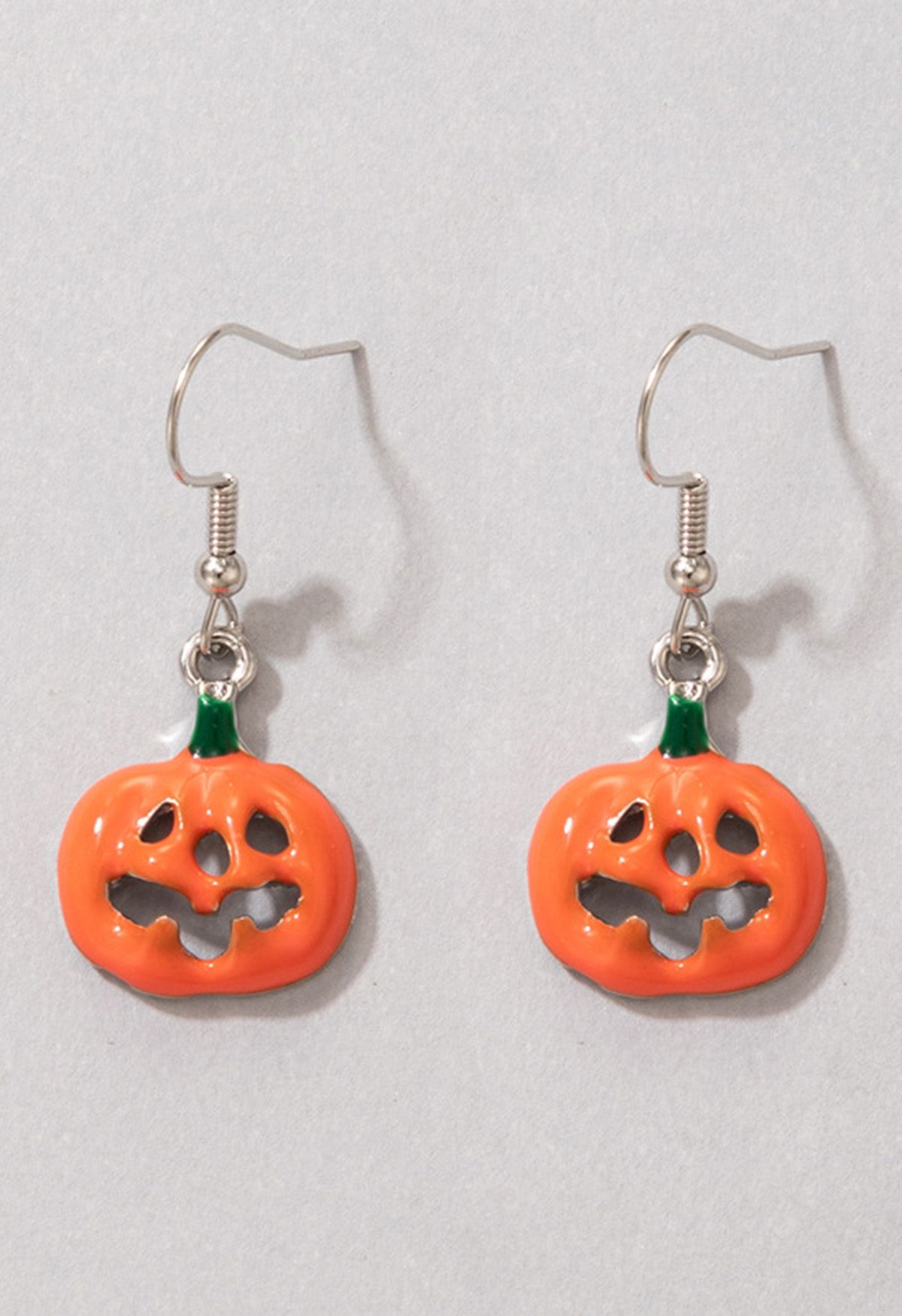 Melting Hollow Out Pumpkin Earrings