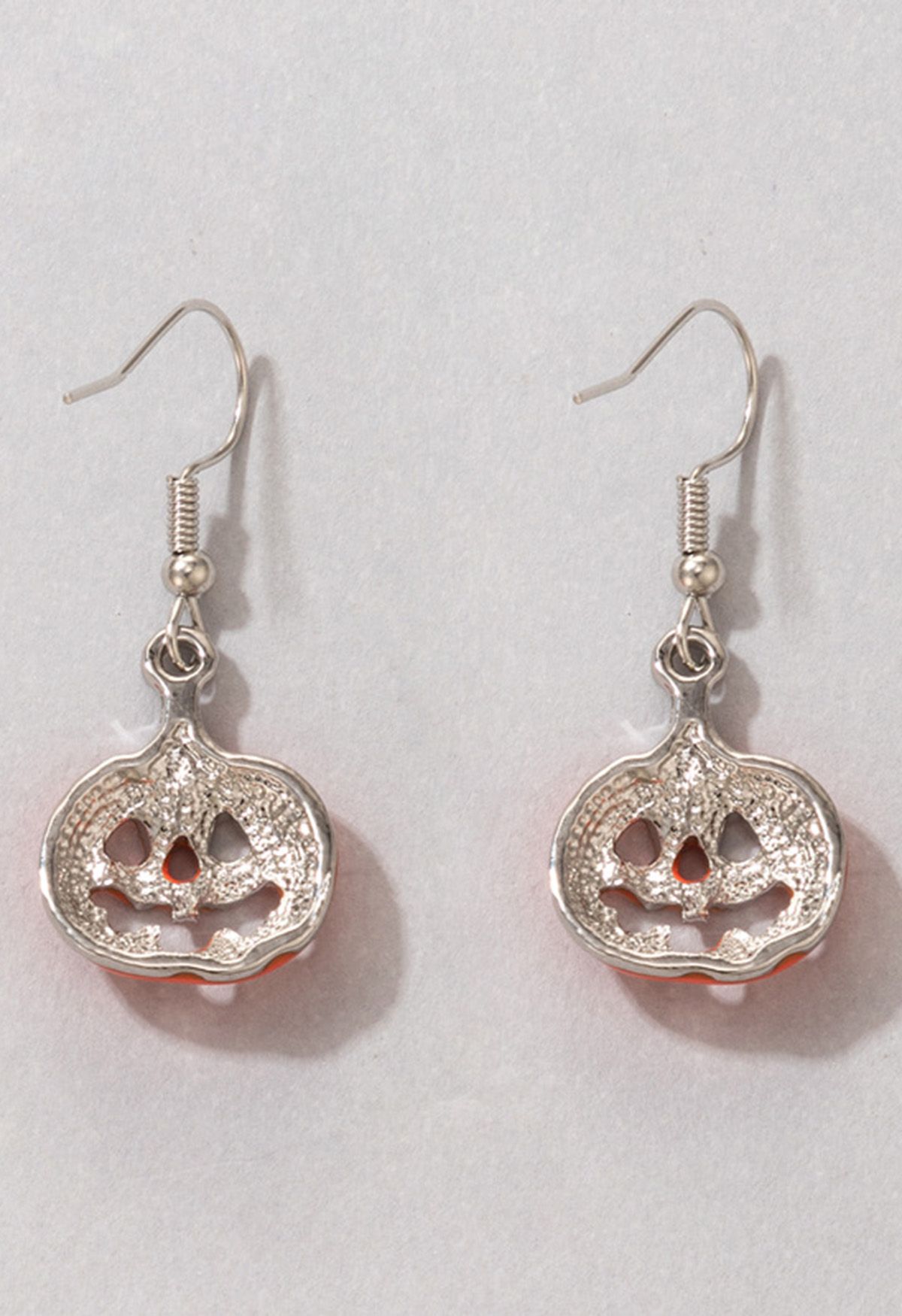 Melting Hollow Out Pumpkin Earrings