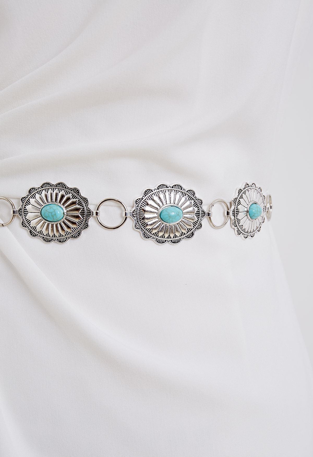 Turquoise Vintage Chain Belt