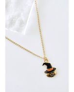 Cat Wizard Golden Necklace